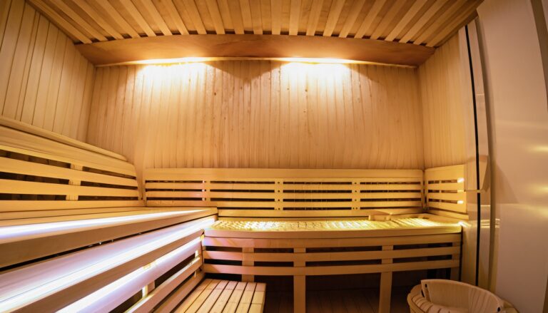 Firefly sauna for 6 people in underground with lights 16885